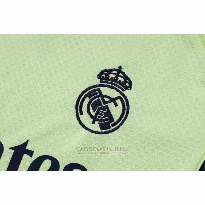 Fato de Treino Real Madrid Manga Curta 2025-2026 Verde - Calcas Curta